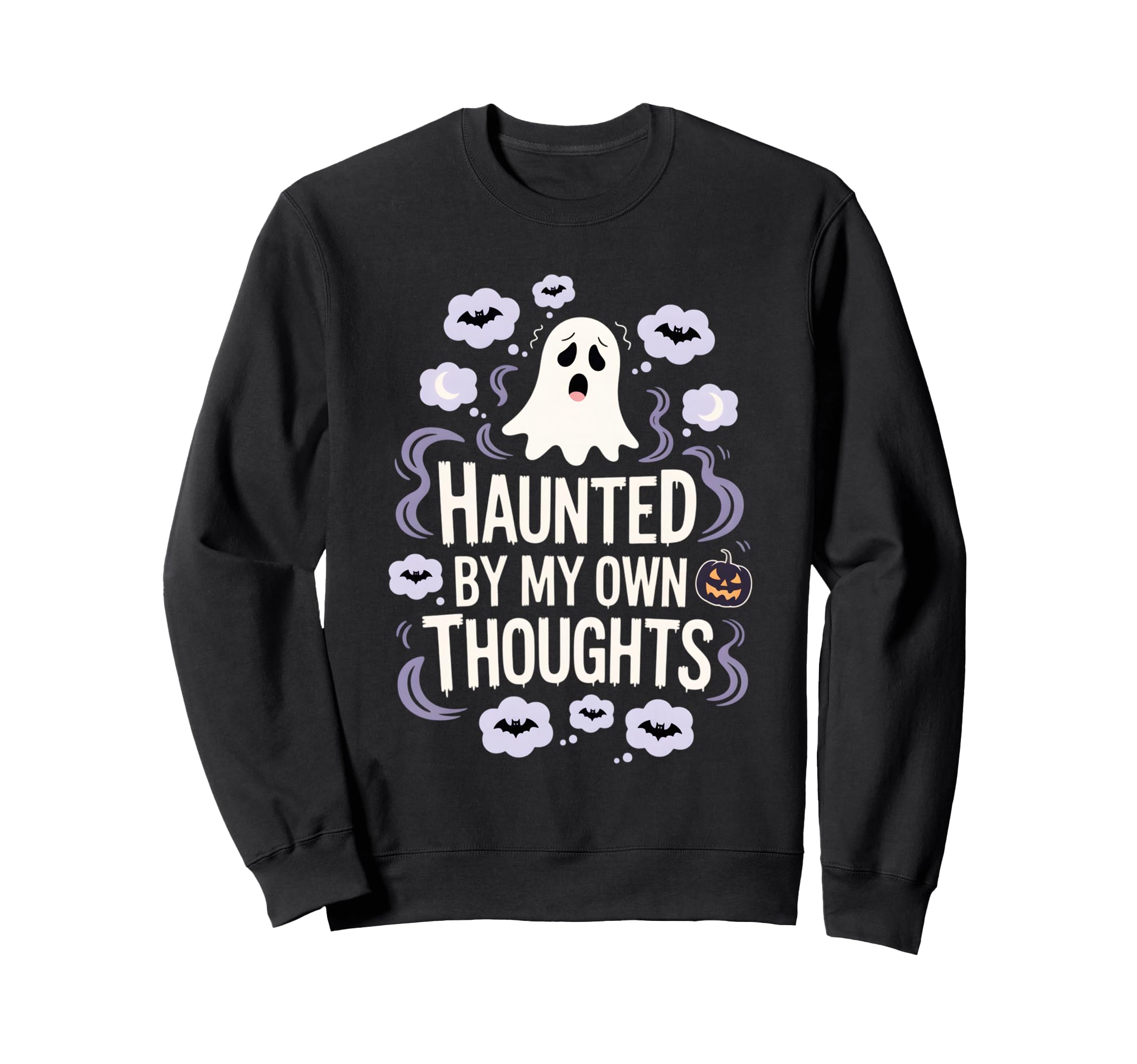 Halloween Haunted Mental Health Sweatshirt - Streetwear Style Men Women - T-Shirt, Sweatshirt, Hoodie