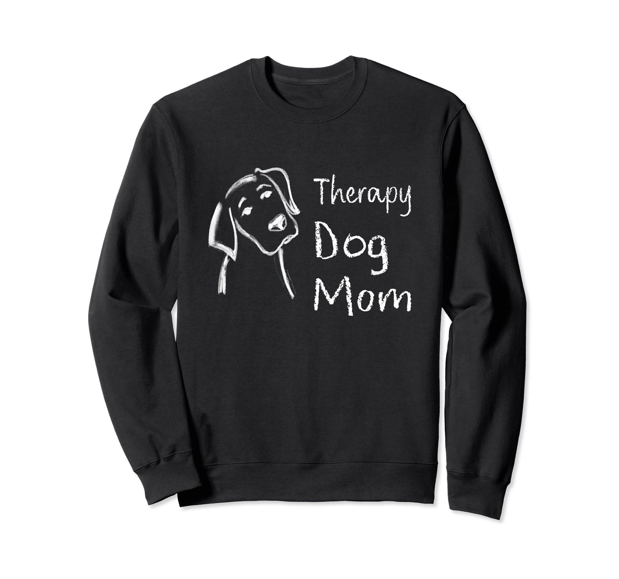 Dog Mom Therapy Service Dog Pet Sweatshirt - Novelty Apparel Men Women - T-Shirt, Sweatshirt, Hoodie