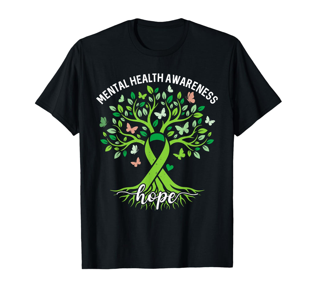 Healing Growth Hope Mental Health T-Shirt - Custom Art Print Unisex - T-Shirt, Sweatshirt, Hoodie