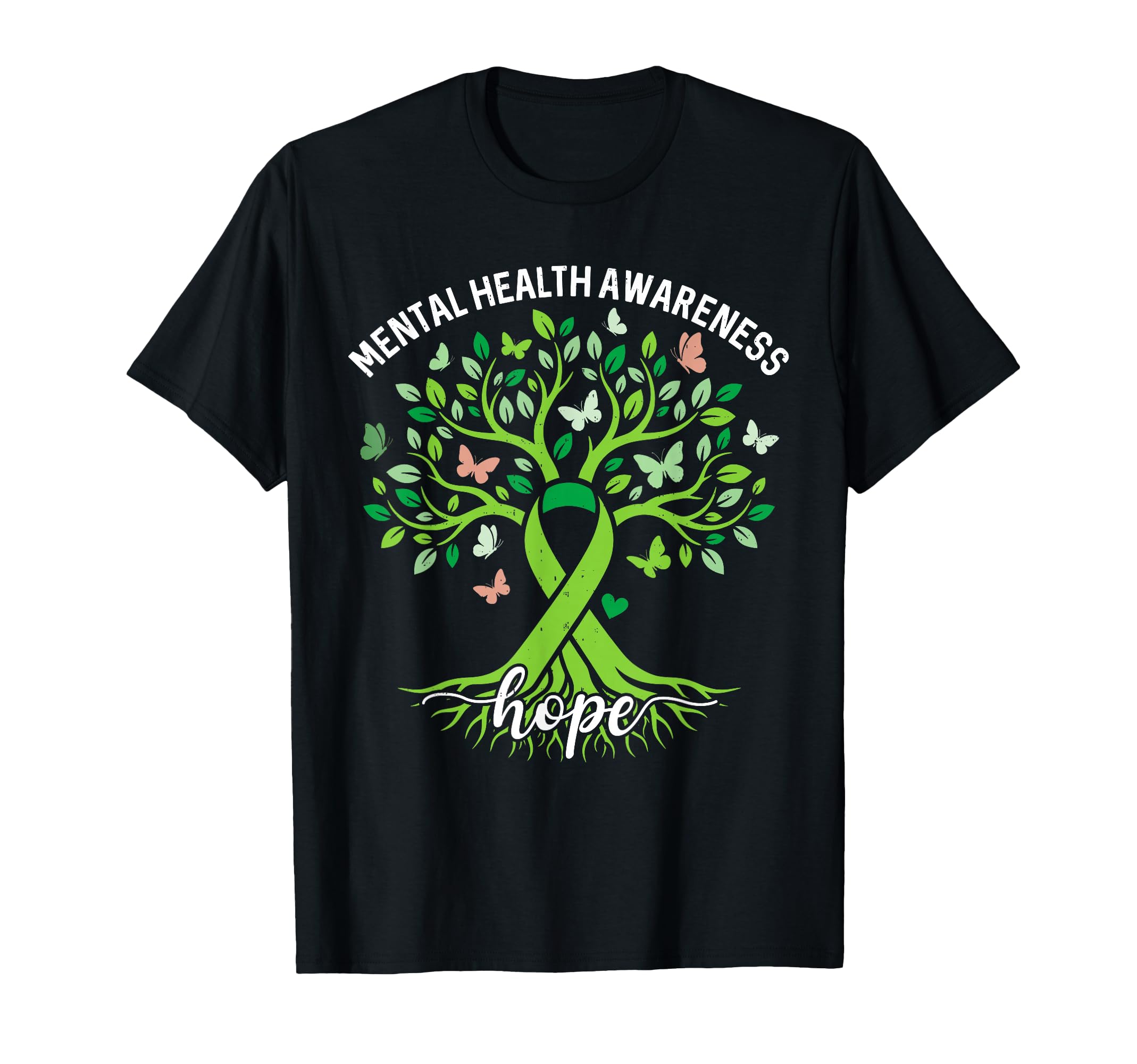 Healing Growth Hope Mental Health T-Shirt - Custom Art Print Unisex - T-Shirt, Sweatshirt, Hoodie