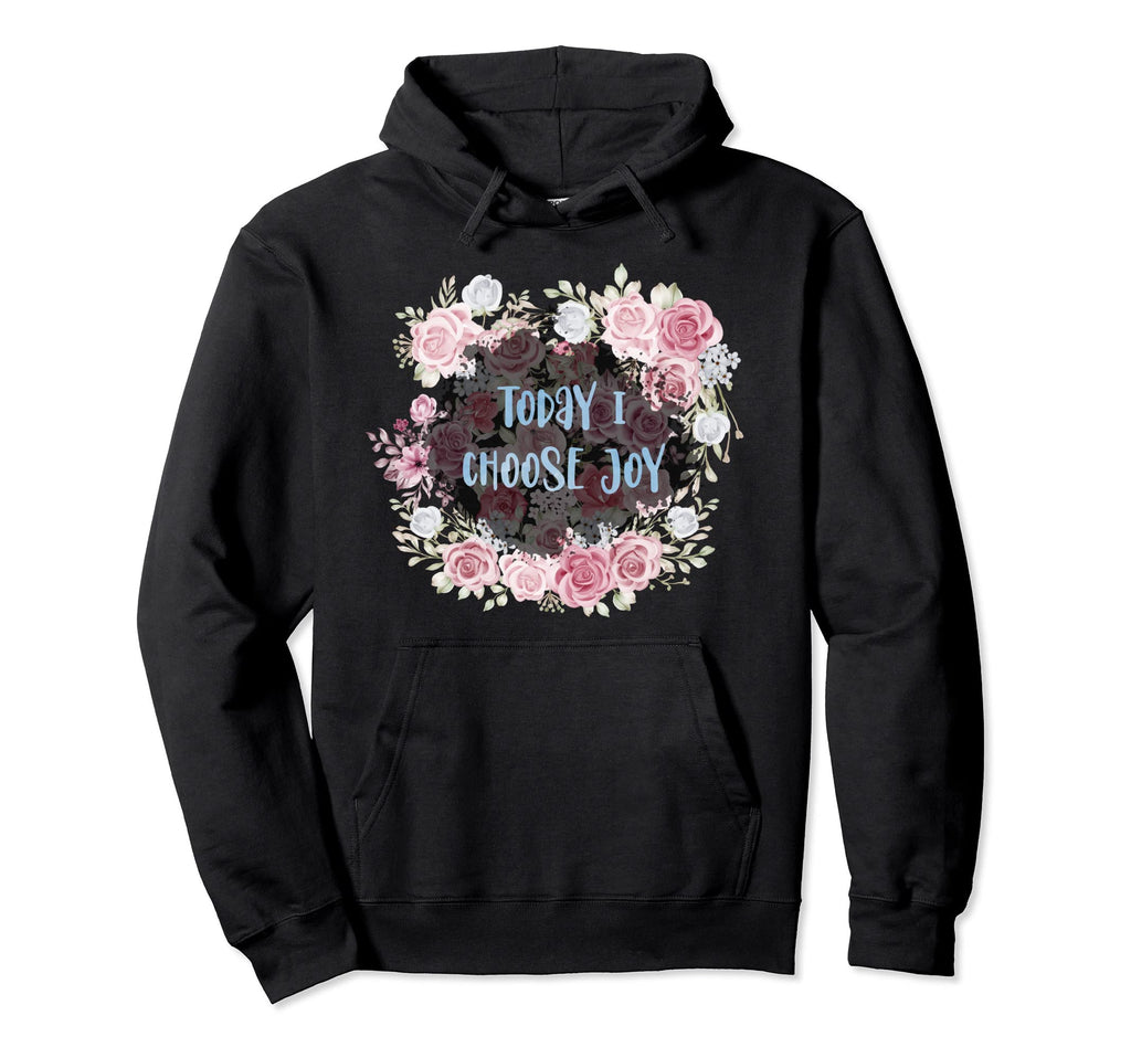 Today I Choose Joy Blue Watercolour Hoodie - Streetwear Style for Adults - T-Shirt, Sweatshirt, Hoodie
