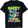 Easter Outfit Toddler Boys Dinosaur Easter Shirts Unisex T-shirt, Sweatshirt, Hoodie, Long Sleeve Tee - T-Shirt, Sweatshirt, Hoodie