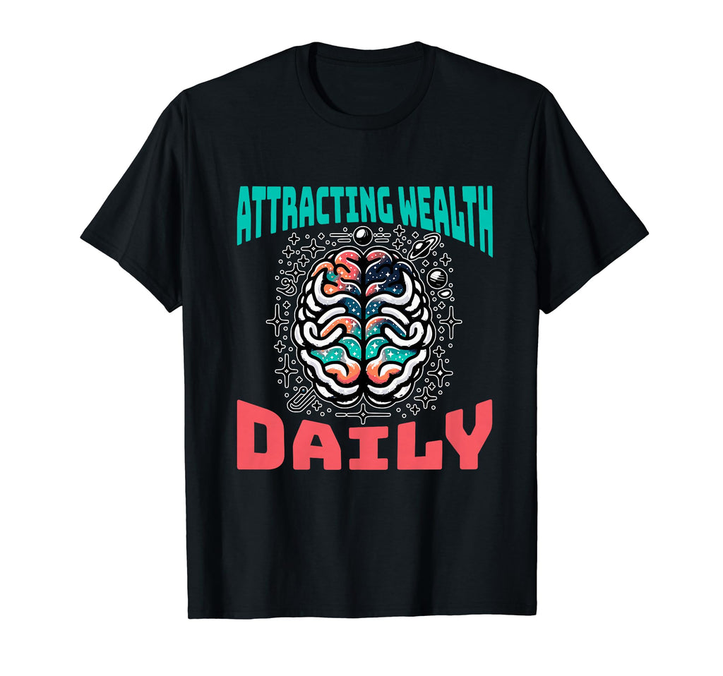 Attracting Wealth Daily Cosmic T-Shirt - Fun Novelty Design Men Women - T-Shirt, Sweatshirt, Hoodie