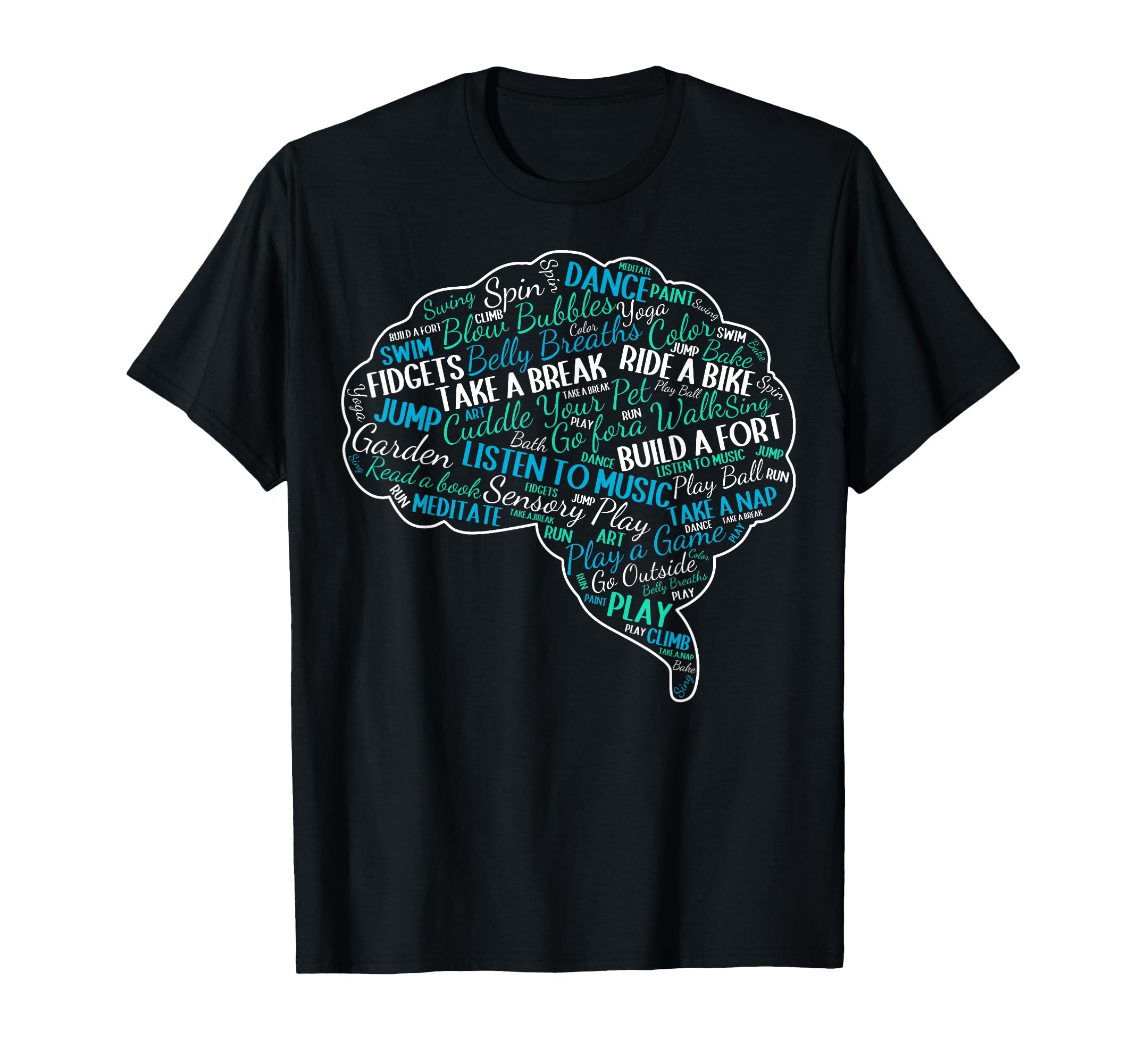 Coping Skills Brain Mental Health T-Shirt - Unique Graphic Unisex - T-Shirt, Sweatshirt, Hoodie