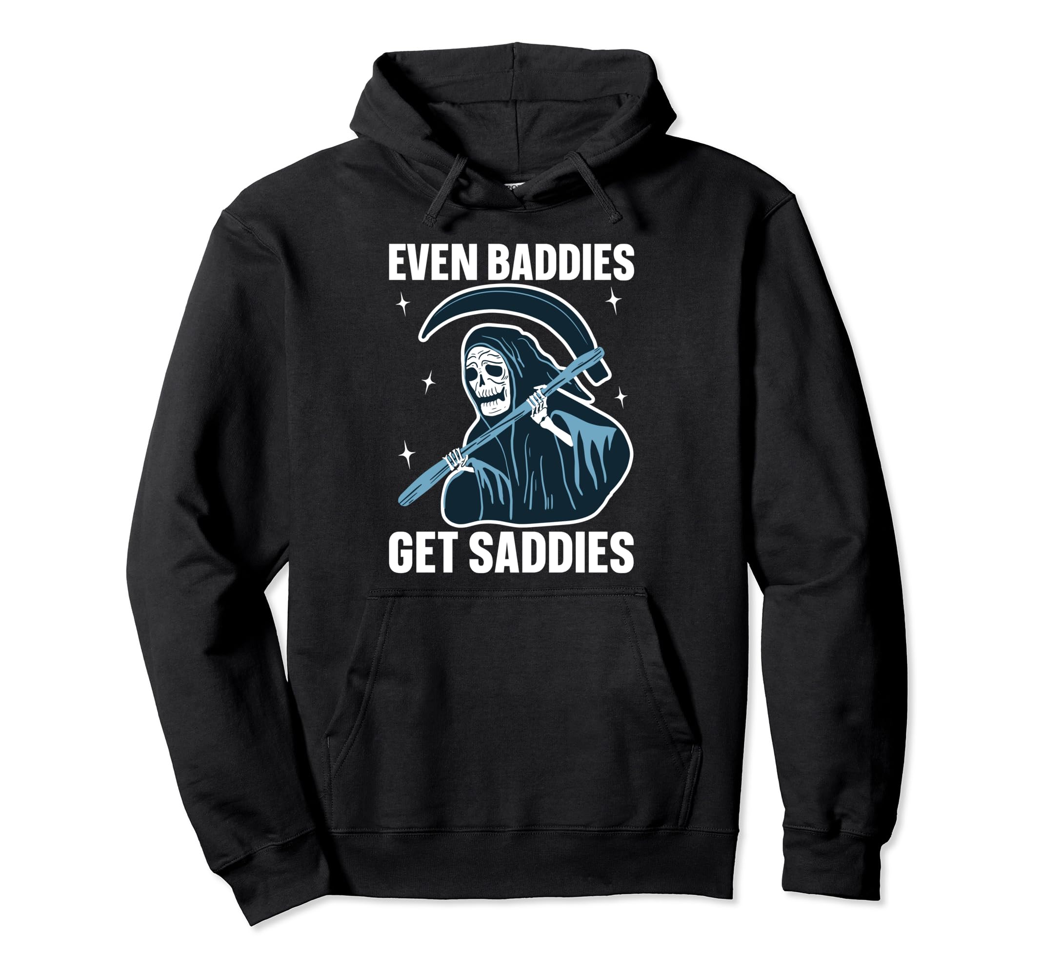 Bad Sad Baddie Mental Health Self Care Hoodie - Trendy Graphic Men Women - T-Shirt, Sweatshirt, Hoodie