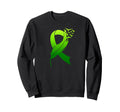 Mental Health Green Bow Birds Mental Sweatshirt - Unique Graphic Unisex - T-Shirt, Sweatshirt, Hoodie
