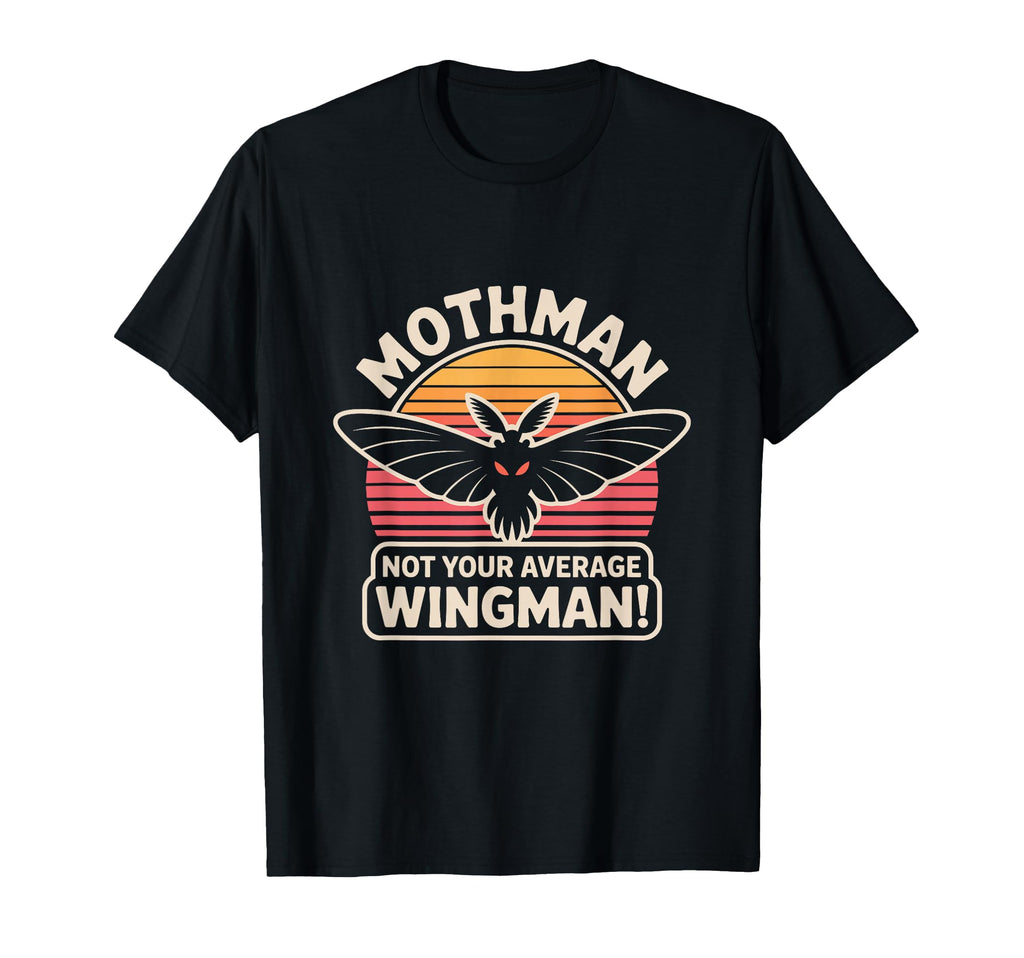 Moth Mann Cryptid Anti Social T-Shirt - Novelty Apparel Men Women - T-Shirt, Sweatshirt, Hoodie