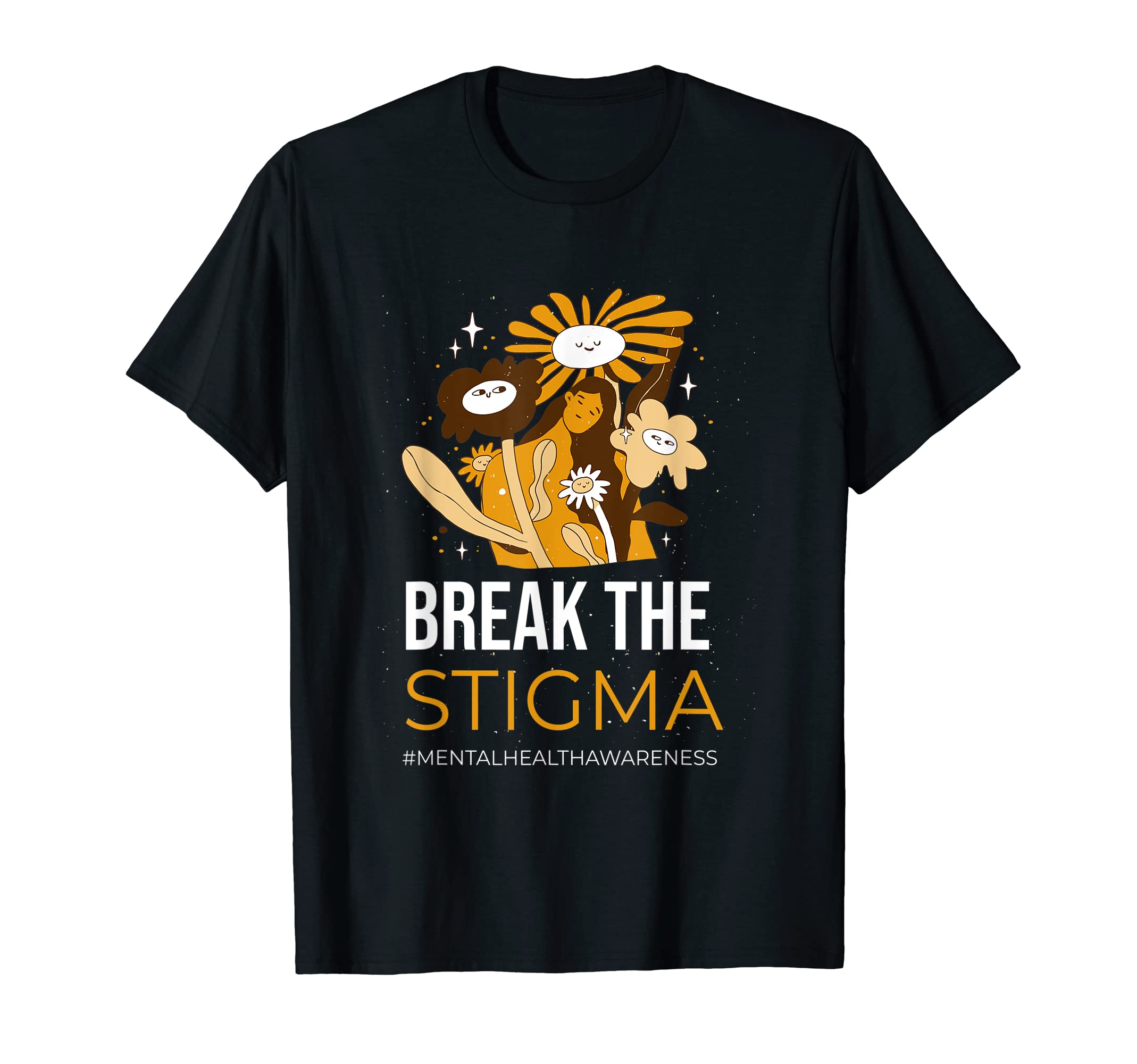 Break Stigma Mental Health Awareness T-Shirt - Unique Graphic for Adults - T-Shirt, Sweatshirt, Hoodie