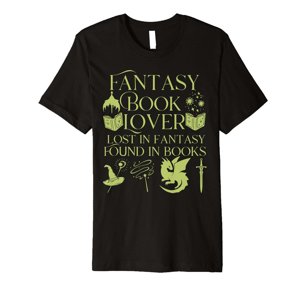 Fantasy Book Lover Dragons And Magic T-Shirt - Trendy Graphic Unisex - T-Shirt, Sweatshirt, Hoodie