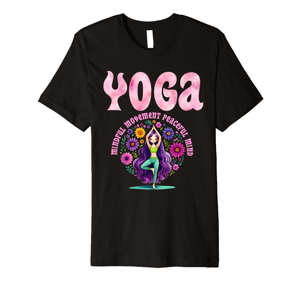 Yoga Outfit Mindful Movement T-Shirt - Fun Novelty Design Men Women - T-Shirt, Sweatshirt, Hoodie