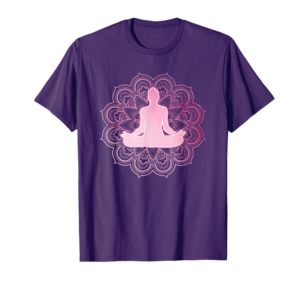 Yoga Meditation Mandala Spiritual T-Shirt - Custom Art Print Unisex - T-Shirt, Sweatshirt, Hoodie