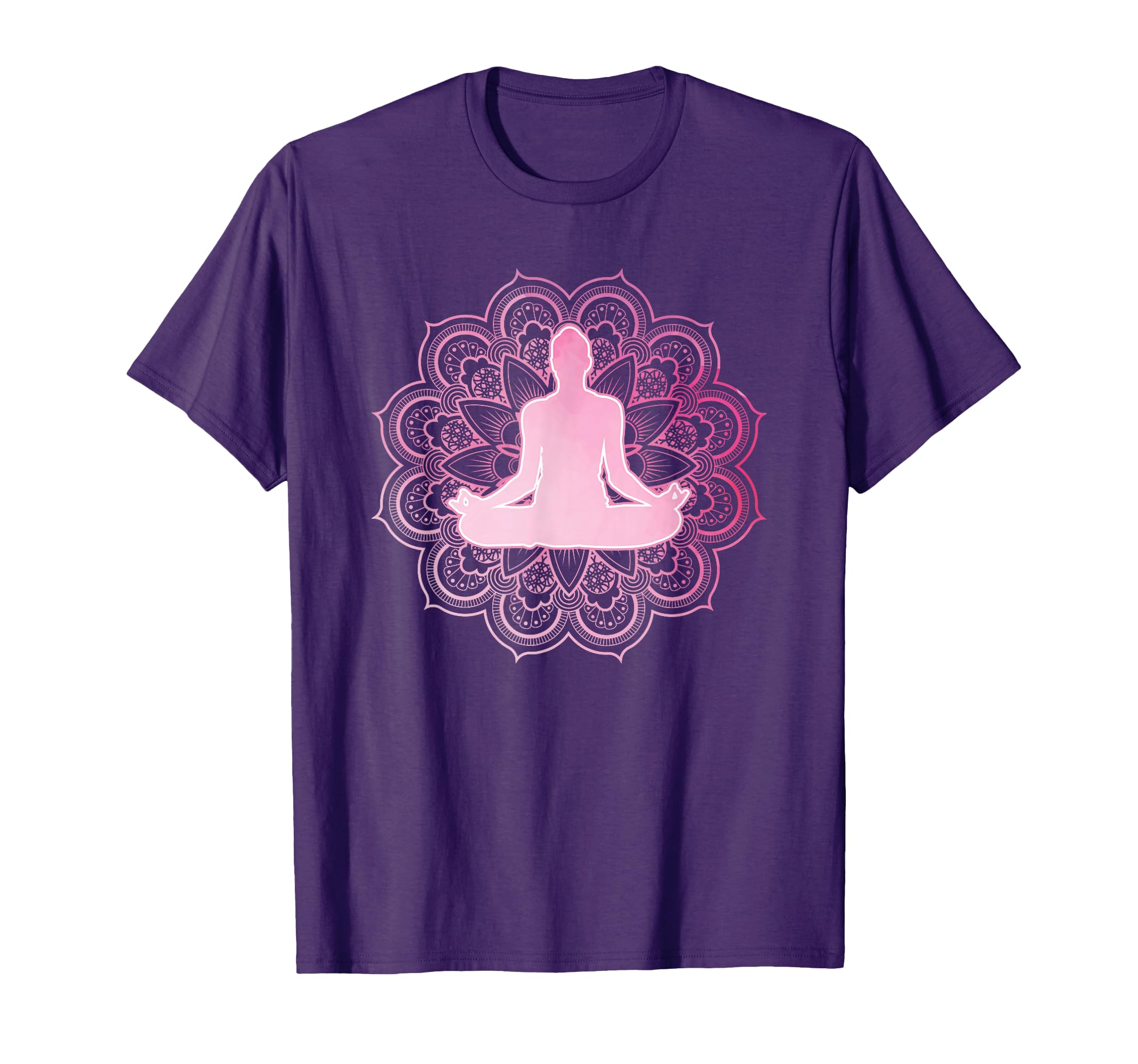 Yoga Meditation Mandala Spiritual T-Shirt - Custom Art Print Unisex - T-Shirt, Sweatshirt, Hoodie