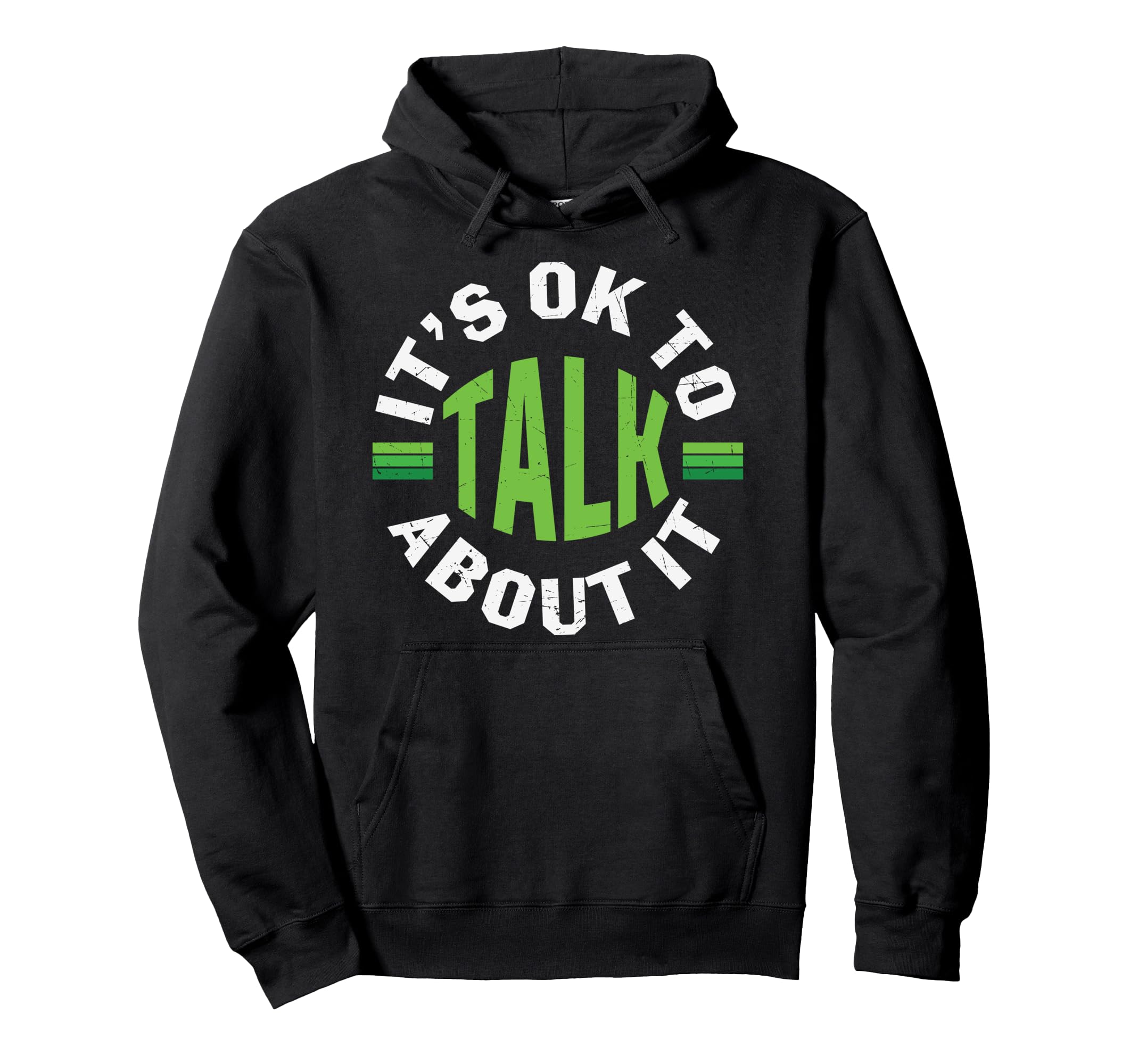 Its Ok To Talk About Mental Health Hoodie - Trendy Graphic for Adults - T-Shirt, Sweatshirt, Hoodie