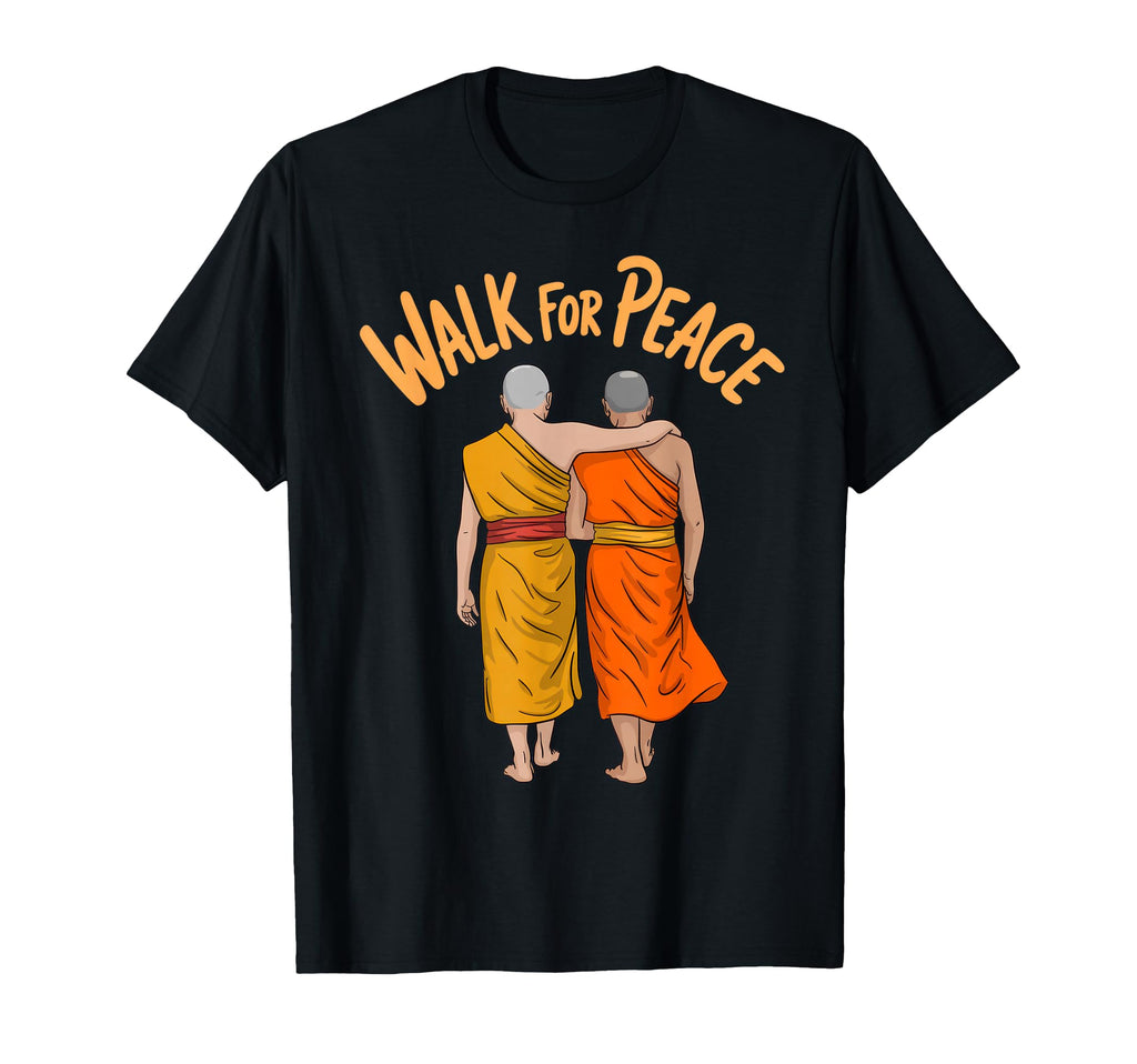 Walk Peace Advocates Mindful Harmony T-Shirt - Custom Art Print Unisex - T-Shirt, Sweatshirt, Hoodie