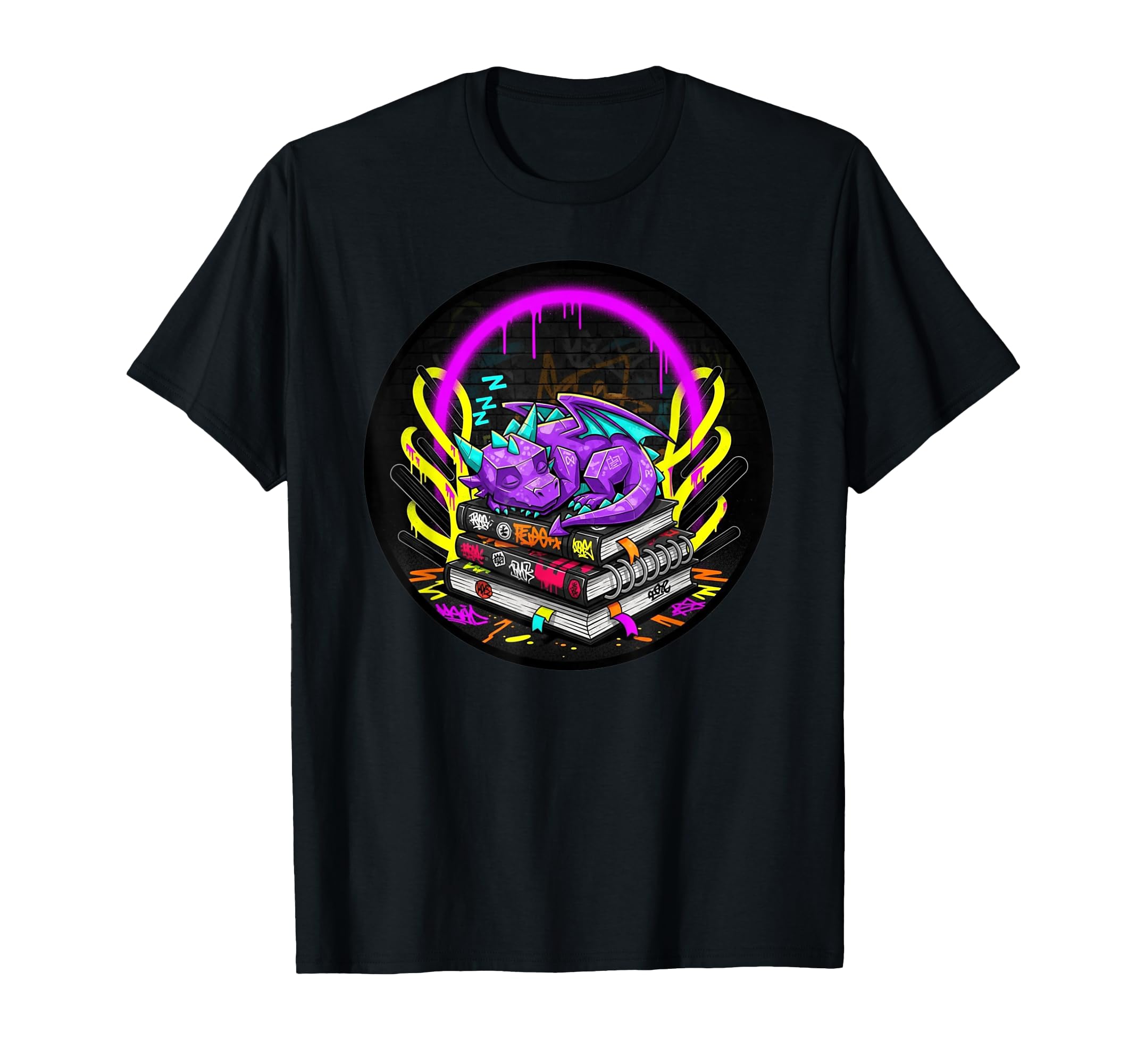 Sleeping Dragon Books Read T-Shirt - Casual Everyday Wear for Adults - T-Shirt, Sweatshirt, Hoodie