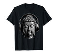 Buddha Headphones Mindfulness Music T-Shirt - Aesthetic Graphic Unisex - T-Shirt, Sweatshirt, Hoodie