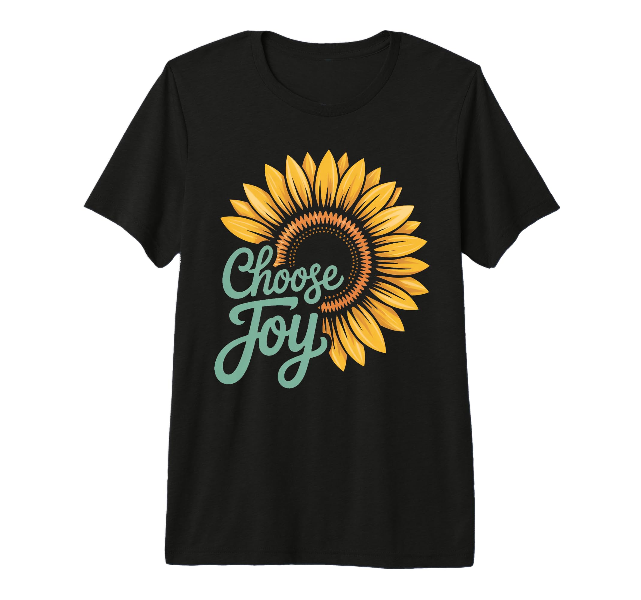 Choose Joy Minimalist Sunflower T-Shirt - Streetwear Style Men Women - T-Shirt, Sweatshirt, Hoodie