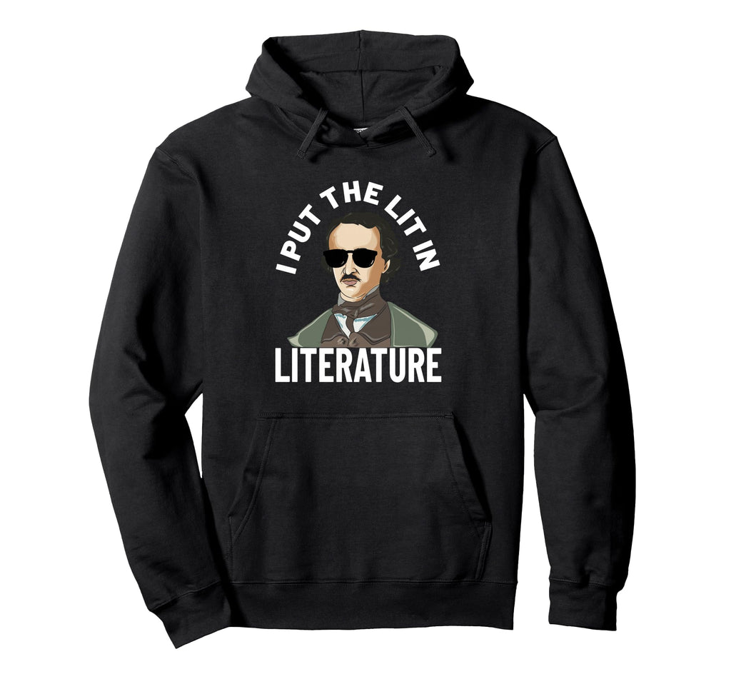 Edgar Allan Poe Raven Gothic Hoodie - Casual Everyday Wear Unisex - T-Shirt, Sweatshirt, Hoodie