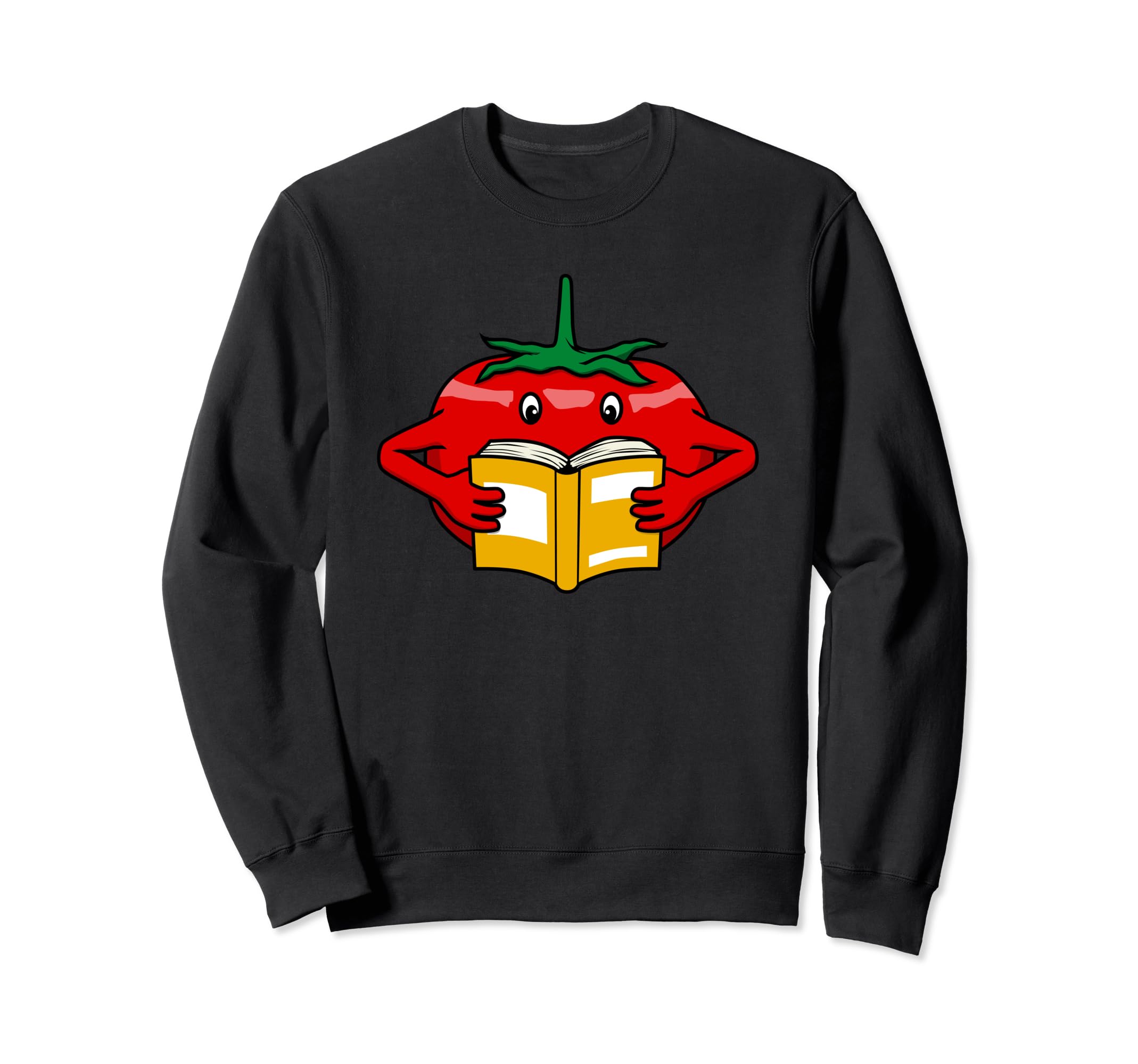 Tomatoes Reading Books Sweatshirt - Casual Everyday Wear Men Women - T-Shirt, Sweatshirt, Hoodie