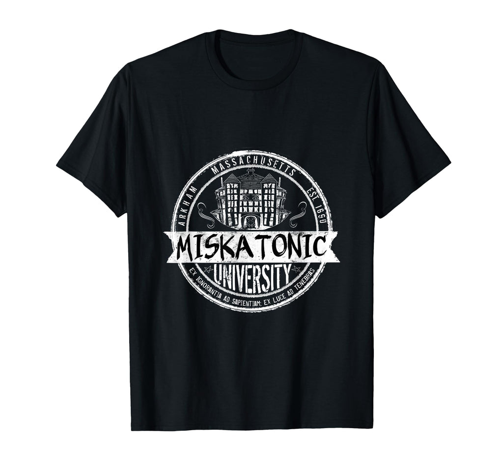 Miskatonic University Logo Horror Literature T-Shirt - Graphic Print Unisex - T-Shirt, Sweatshirt, Hoodie