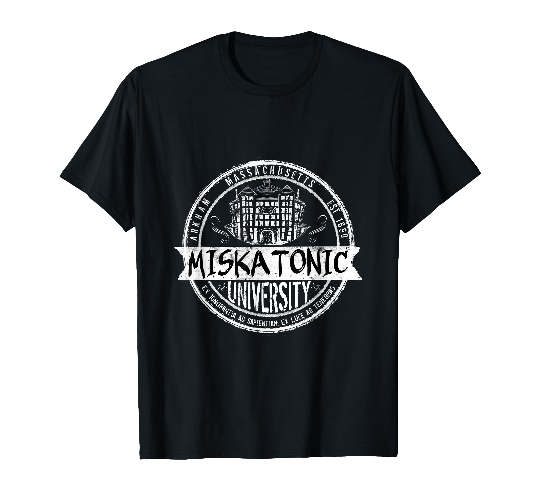 Miskatonic University Logo Horror Literature T-Shirt - Graphic Print Unisex - T-Shirt, Sweatshirt, Hoodie