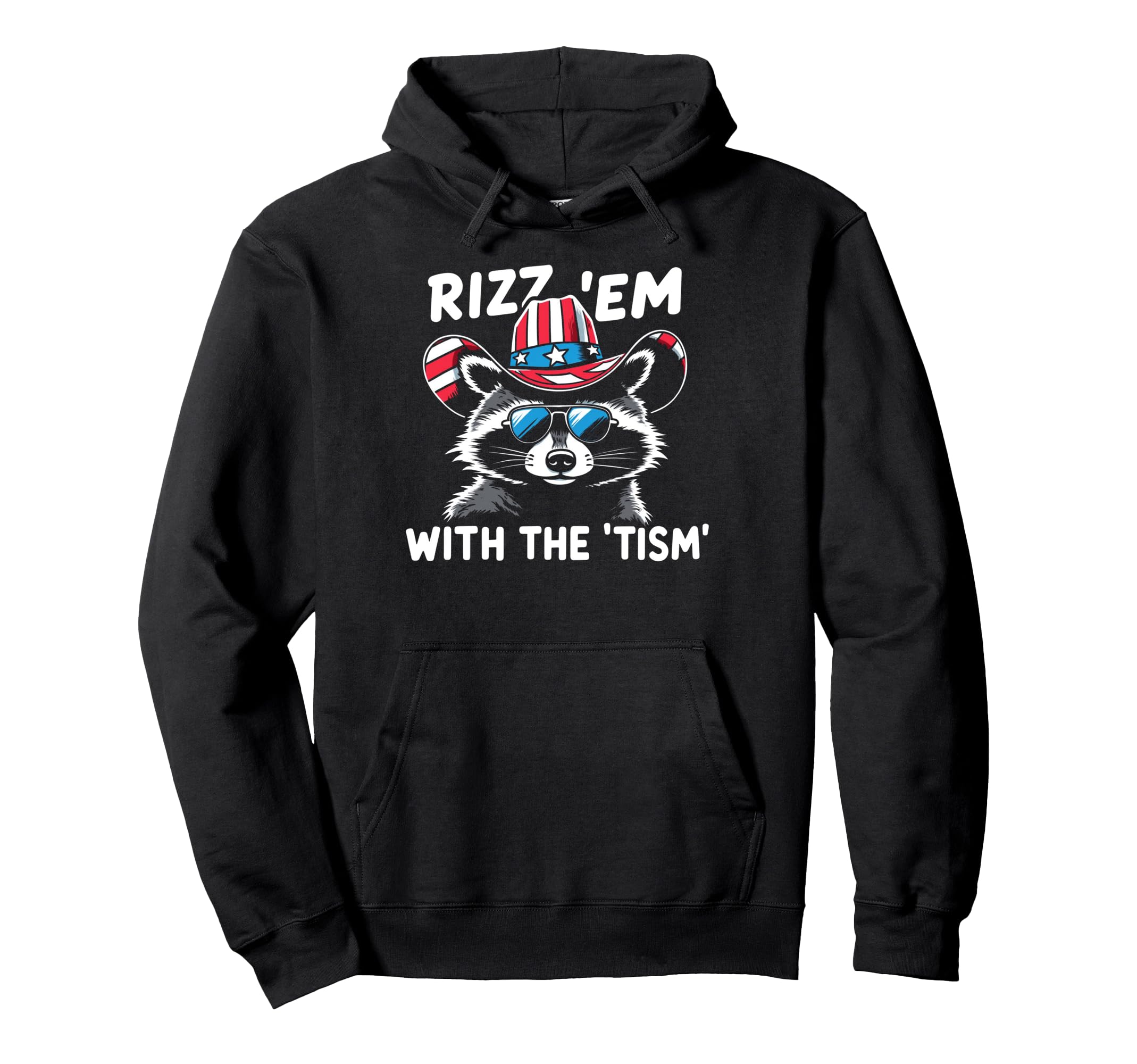 Rizz Em Tism Funny Patriotic Autism Hoodie - Aesthetic Graphic for Adults - T-Shirt, Sweatshirt, Hoodie