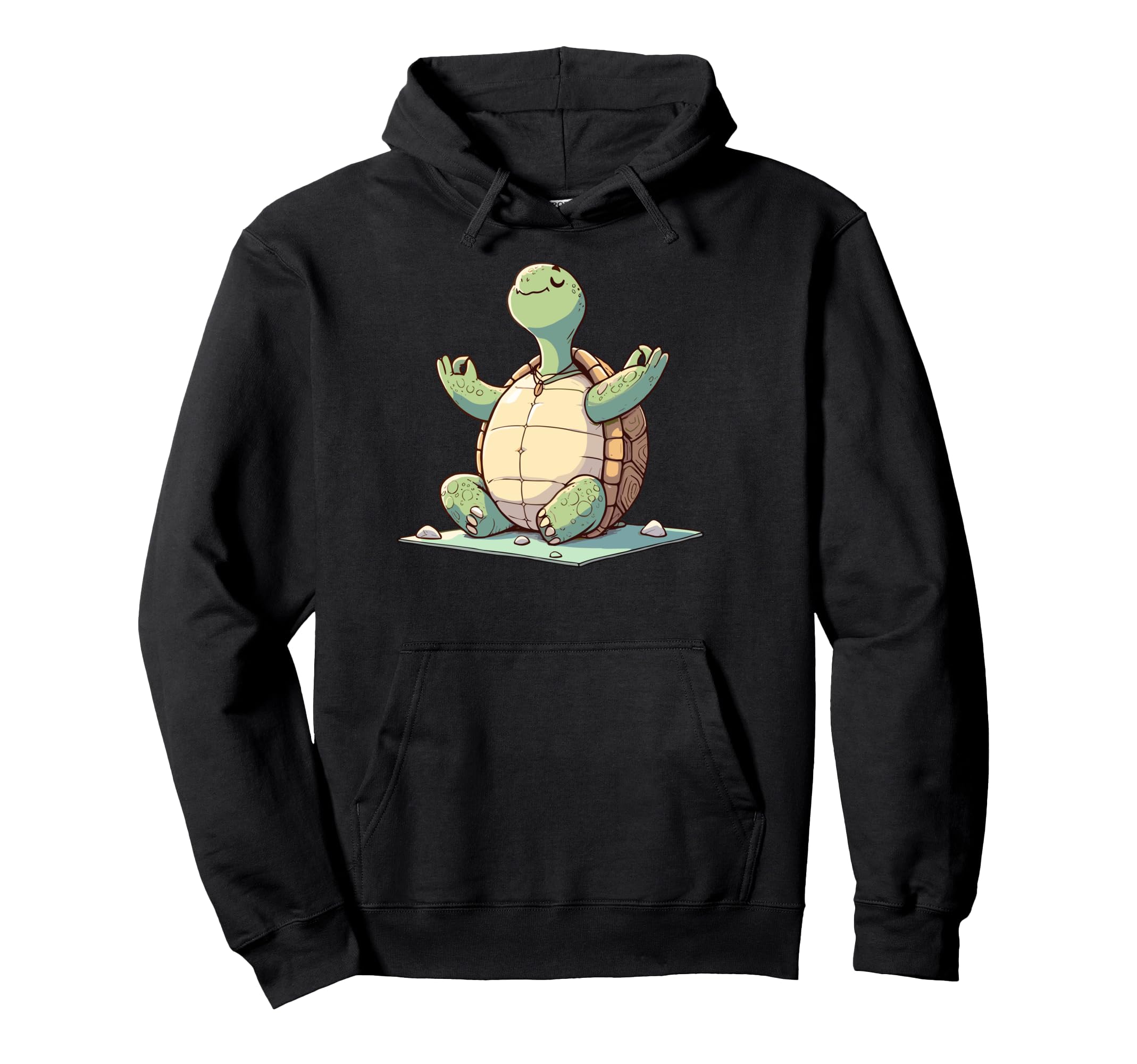Meditation Tortoise Turtle Yoga Pose Hoodie - Streetwear Style Men Women - T-Shirt, Sweatshirt, Hoodie