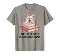 Smells Like Shes Reading Smut Again Spicy T-Shirt - Novelty Apparel Unisex - T-Shirt, Sweatshirt, Hoodie