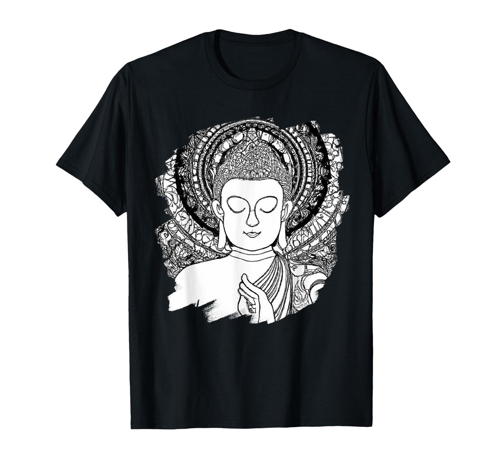 Zen Buddha Mandala Spiritual Asian T-Shirt - Trendy Graphic Men Women - T-Shirt, Sweatshirt, Hoodie