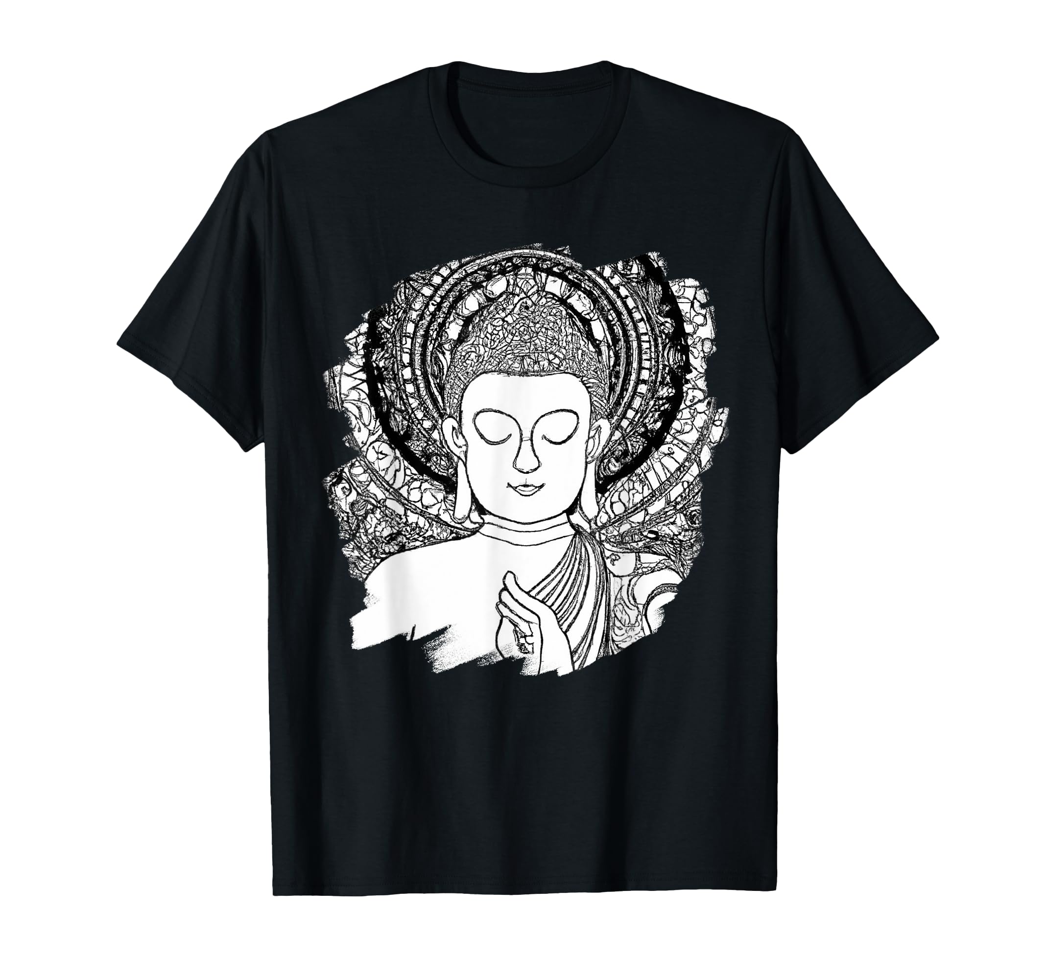 Zen Buddha Mandala Spiritual Asian T-Shirt - Trendy Graphic Men Women - T-Shirt, Sweatshirt, Hoodie
