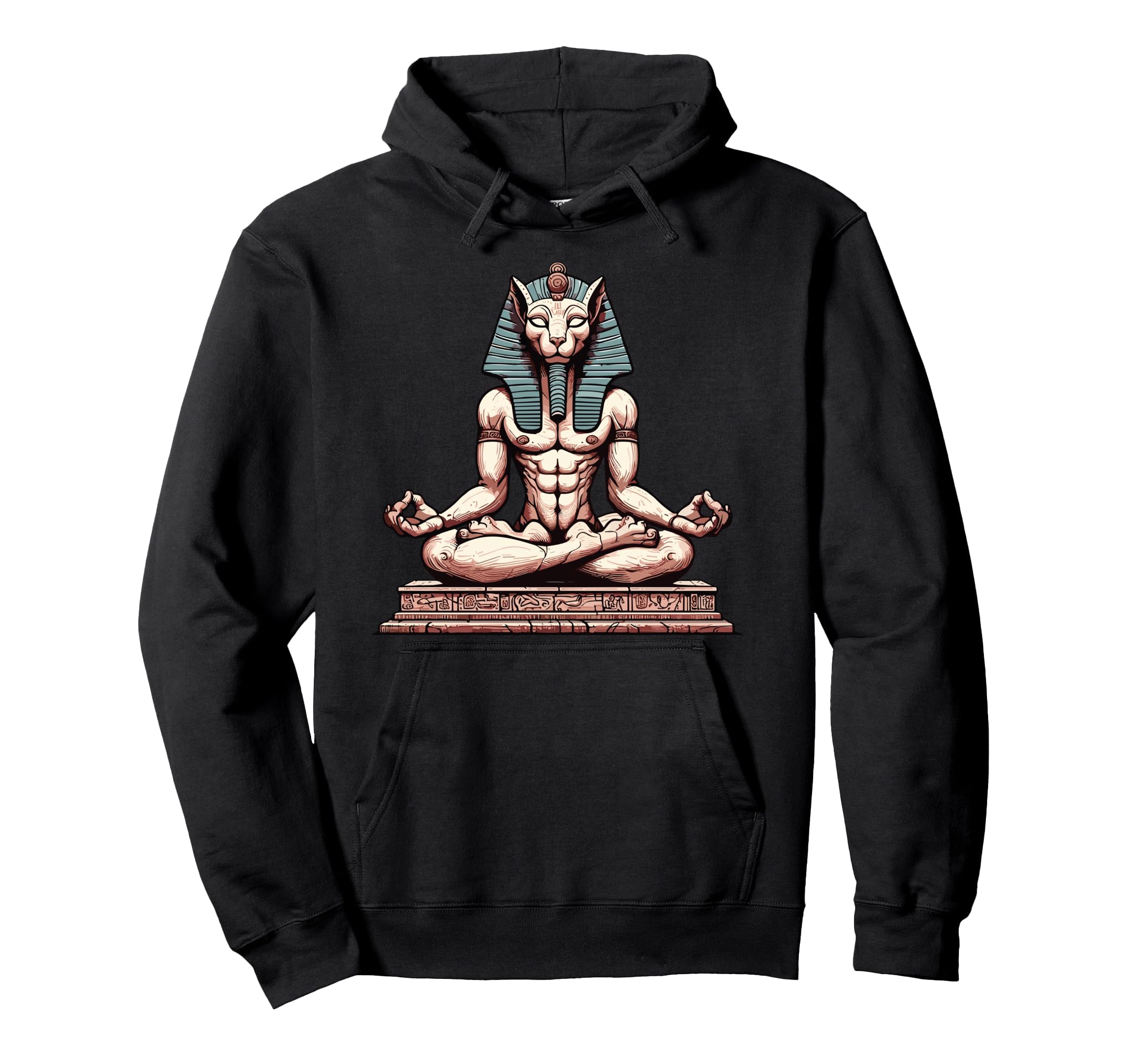 Meditation Sphynx Yoga Pose Relaxing Hoodie - Minimalist Print Unisex - T-Shirt, Sweatshirt, Hoodie
