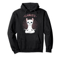 Funny Llamaste Llama Yoga Meditation Hoodie - Casual Everyday Wear Unisex - T-Shirt, Sweatshirt, Hoodie