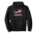 Readsolotl Axolotl Bookworm Hoodie - Custom Art Print for Adults - T-Shirt, Sweatshirt, Hoodie