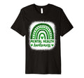 Mental Health Awareness Green Ribbon T-Shirt - Custom Art Print for Adults - T-Shirt, Sweatshirt, Hoodie