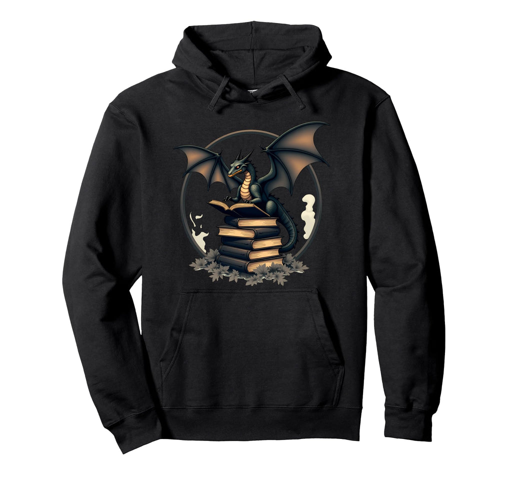 Reading Lover Easily Distracted Dragons And Hoodie - Graphic Print Unisex - T-Shirt, Sweatshirt, Hoodie
