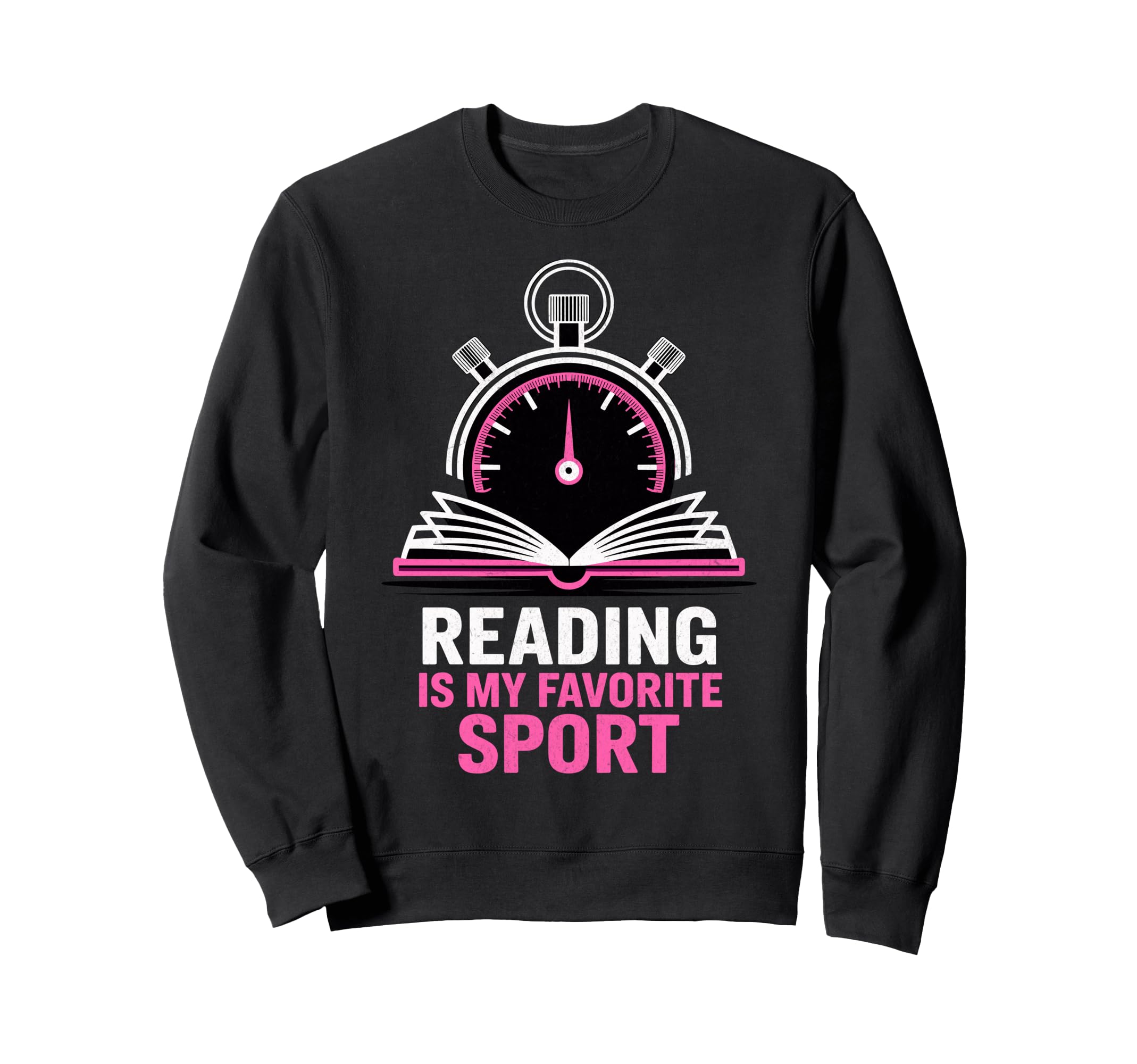 Reading Is My Favorite Sport Funny Sweatshirt - Minimalist Print Unisex - T-Shirt, Sweatshirt, Hoodie