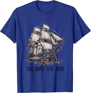 Tall Ships 1776 2026 Historic Design T-Shirt Unisex T-shirt, Sweatshirt, Hoodie, Long Sleeve Tee - T-Shirt, Sweatshirt, Hoodie