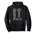 Warrior Brain Illness Animal Fighter Hoodie - Unique Graphic for Adults - T-Shirt, Sweatshirt, Hoodie
