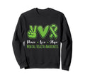 Peace Love Hope Mental Health Sweatshirt - Unique Graphic Men Women - T-Shirt, Sweatshirt, Hoodie