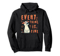 Anxiety Dog Emotional Overthinking Hoodie - Streetwear Style Men Women - T-Shirt, Sweatshirt, Hoodie
