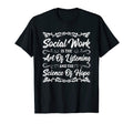 Social Work Month Worker School T-Shirt - Minimalist Print Men Women - T-Shirt, Sweatshirt, Hoodie