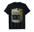 Social Battery Depleted Overstimulated T-Shirt - Trendy Graphic Unisex - T-Shirt, Sweatshirt, Hoodie