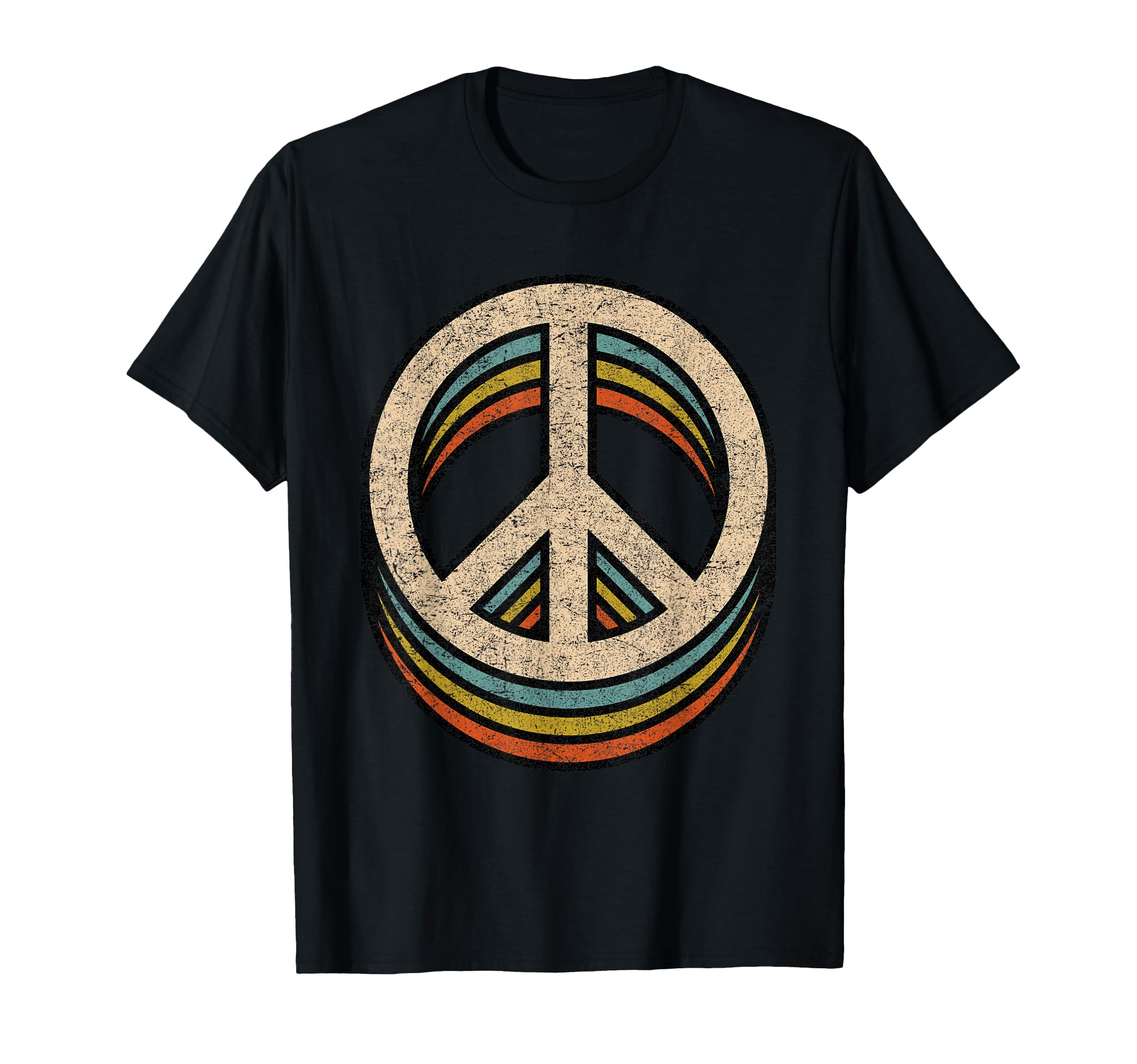 Peace Sign 60S 70S 80S Casual T-Shirt - Casual Everyday Wear for Adults - T-Shirt, Sweatshirt, Hoodie