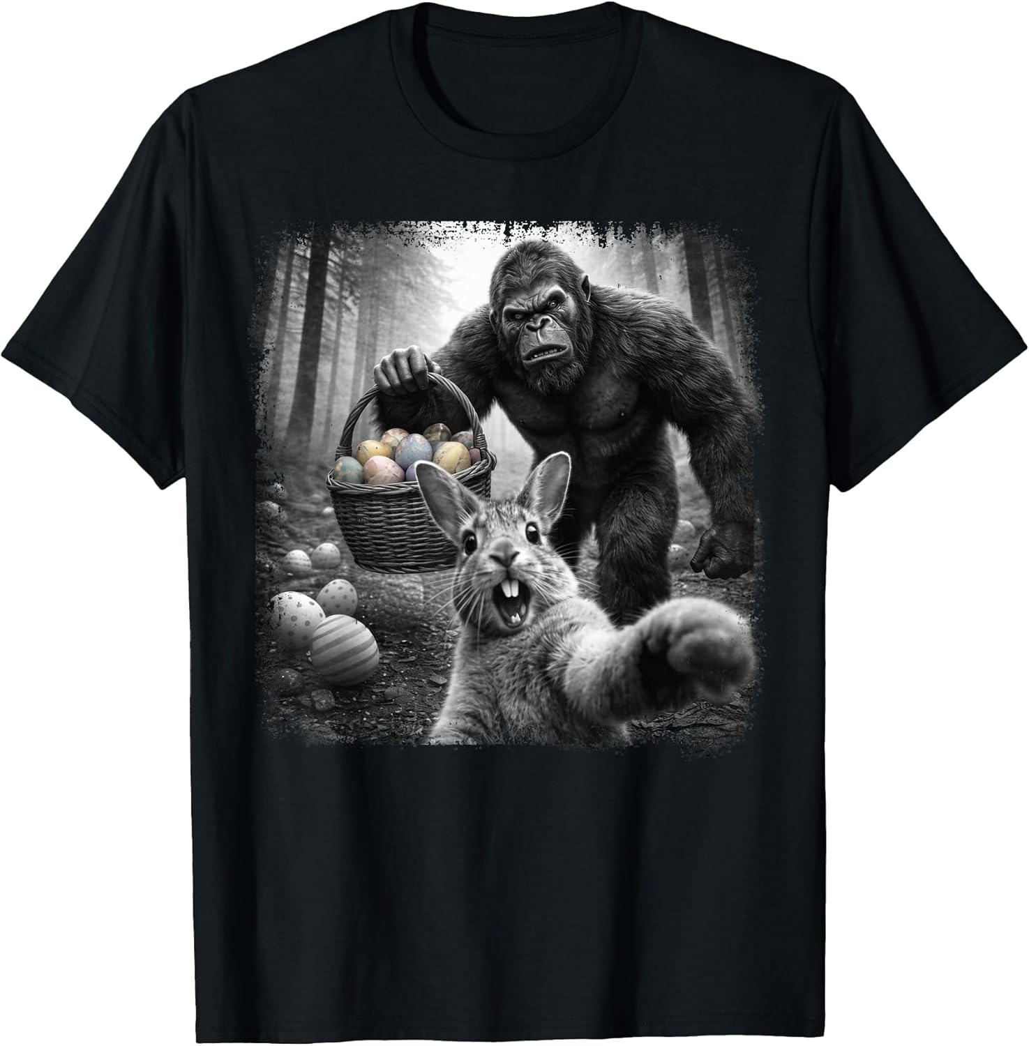 Funny Bigfoot Bunny Easter Shirts Men Women Kids Unisex T-shirt, Sweatshirt, Hoodie, Long Sleeve Tee - T-Shirt, Sweatshirt, Hoodie