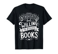 Funny Book Lover Introvert Reading T-Shirt - Trendy Graphic Men Women - T-Shirt, Sweatshirt, Hoodie