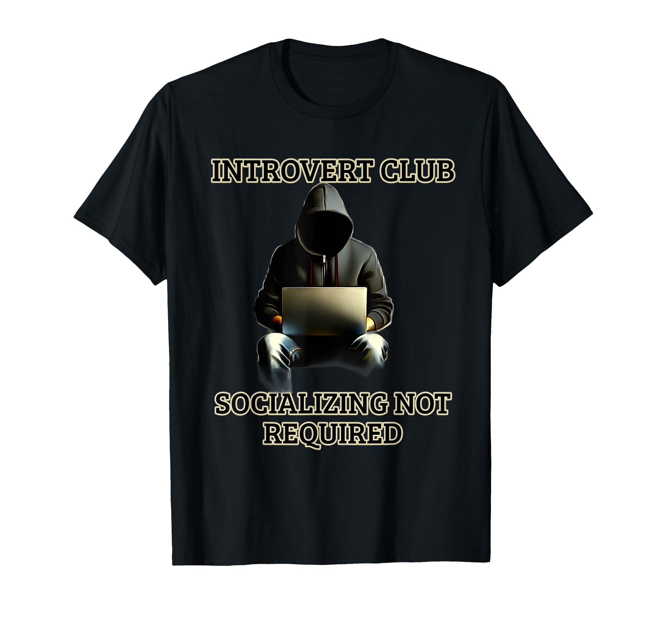 Introvert Club Funny Anti Social T-Shirt - Aesthetic Graphic for Adults - T-Shirt, Sweatshirt, Hoodie