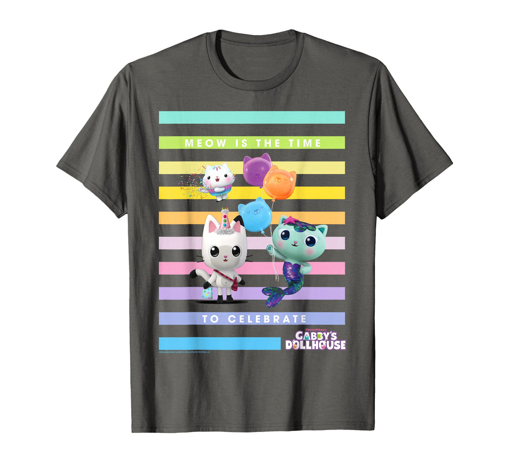 Dreamworks Gabbys Dollhouse Time To T-Shirt - Custom Art Print Unisex - T-Shirt, Sweatshirt, Hoodie