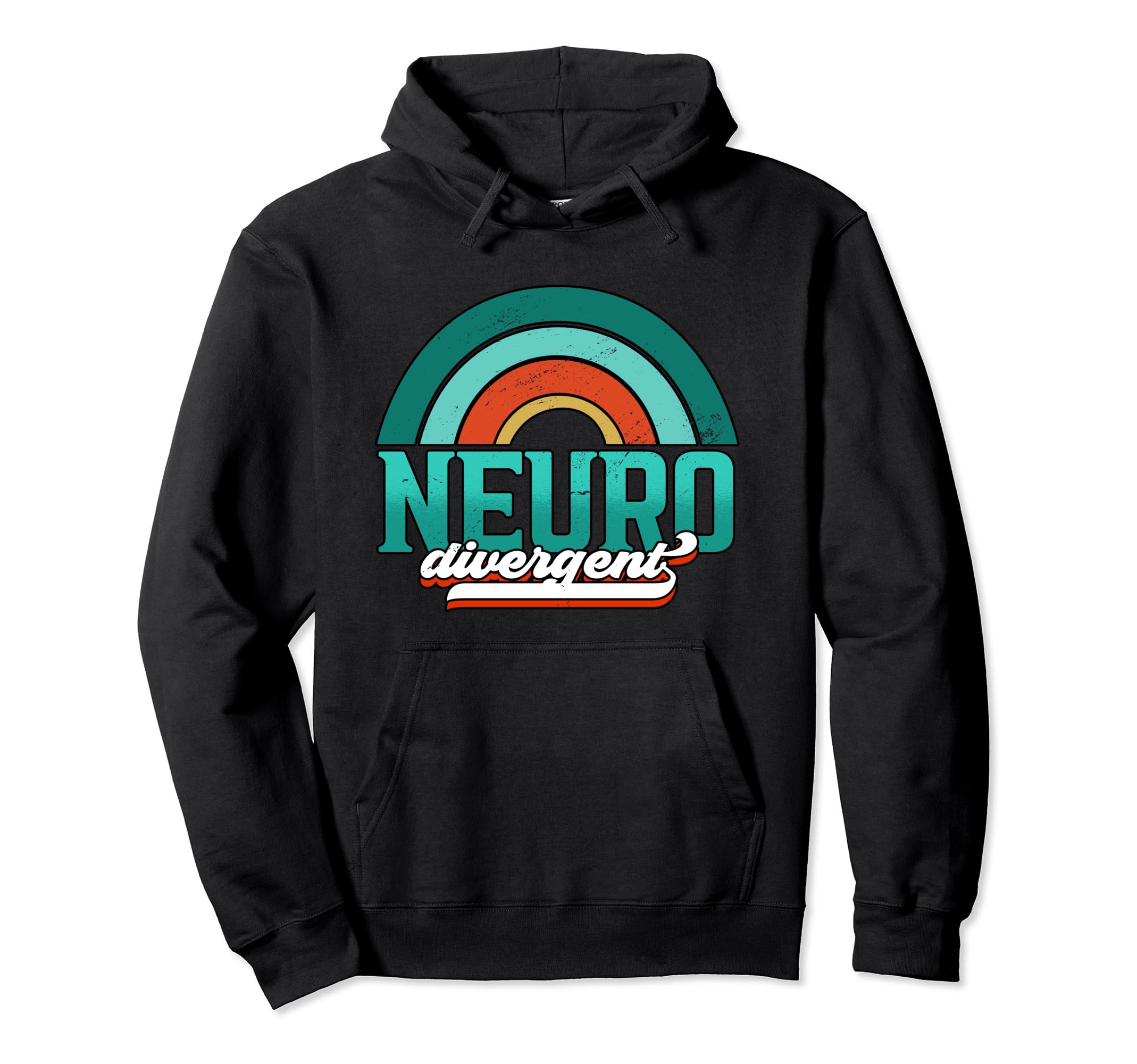 Adhd Awareness Neuro Divergent Hoodie - Custom Art Print for Adults - T-Shirt, Sweatshirt, Hoodie