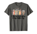 I Like My Books Spicy My Coffee Icy Lover T-Shirt - Graphic Print Unisex - T-Shirt, Sweatshirt, Hoodie
