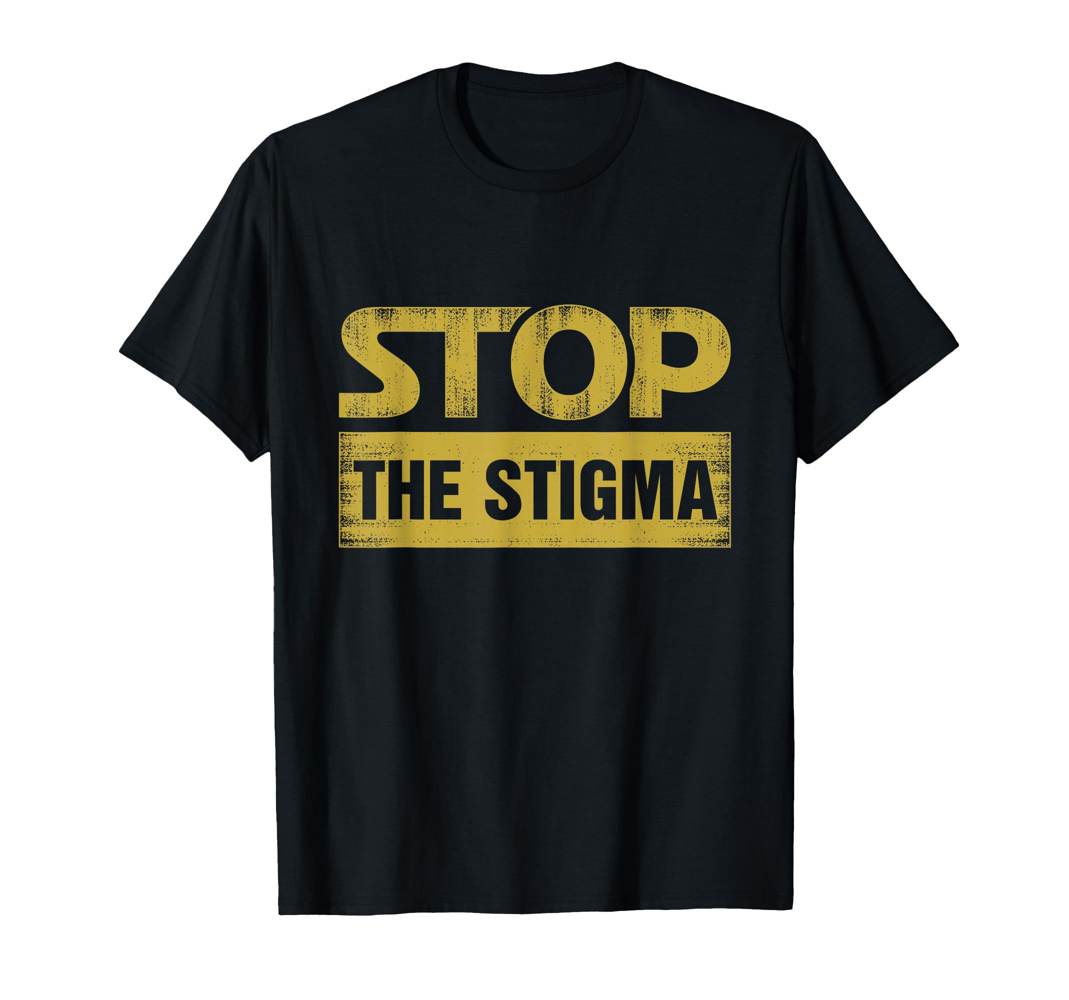All Tees Stop Stigma Mental Health Hoodie - Graphic Print for Adults - T-Shirt, Sweatshirt, Hoodie